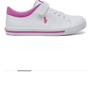 White and Pink Sneakers